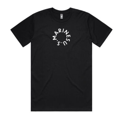 Circle Tee Shirt White Ink Thumbnail